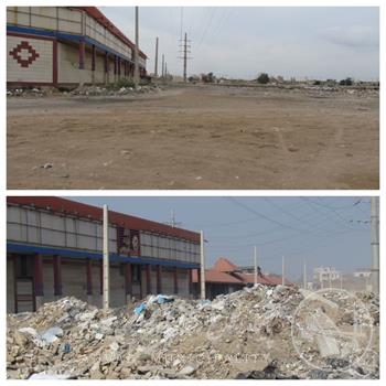 جمع آوری بیش از ۶۰ درصد نخاله های سطح شهراهواز