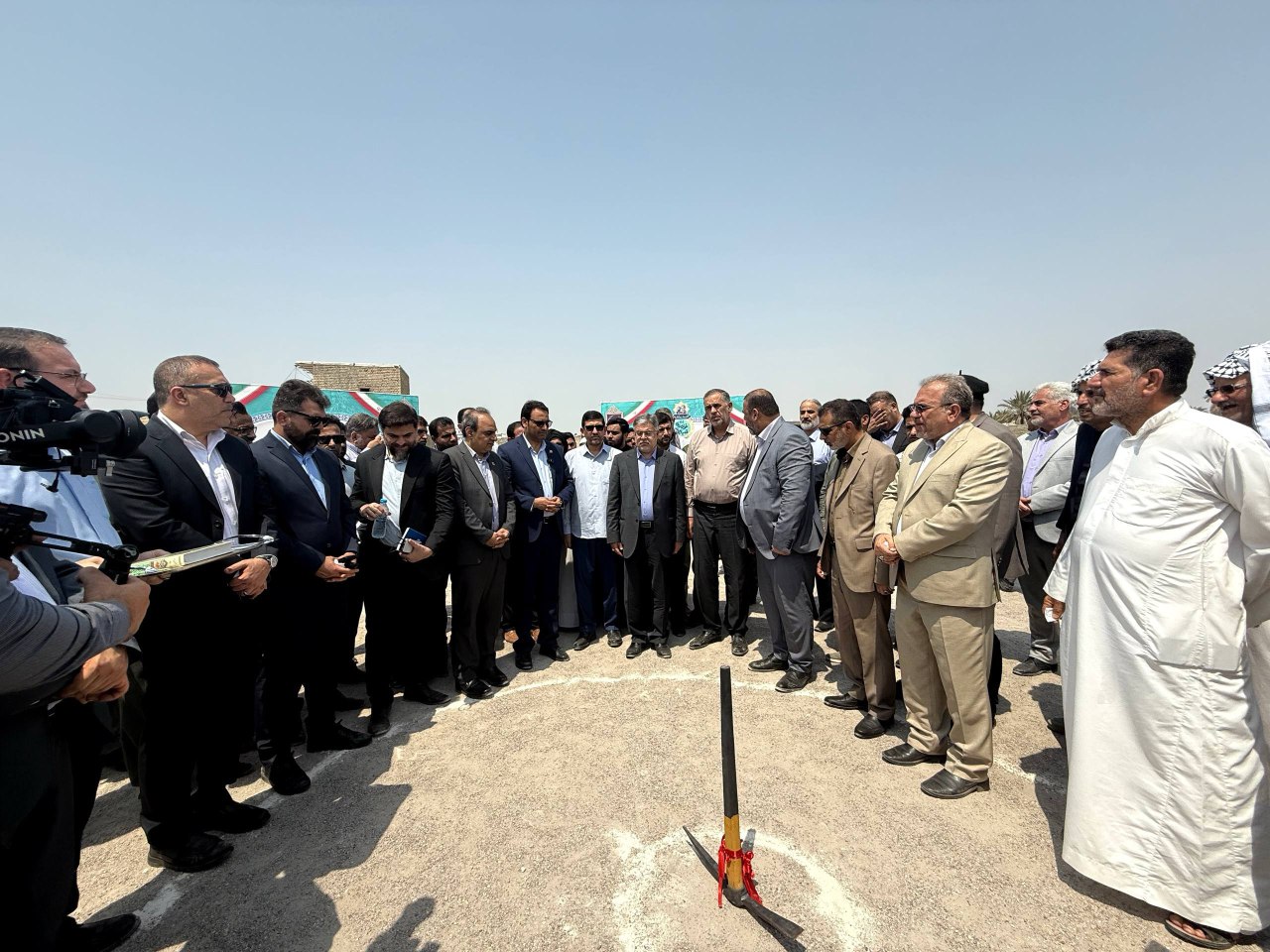 در راستای عمل به مسئولیت های اجتماعی؛ فولاد اکسین خوزستان کلنگ‌زنی مدرسه ۹ کلاسه در شکاره یک را آغاز کرد