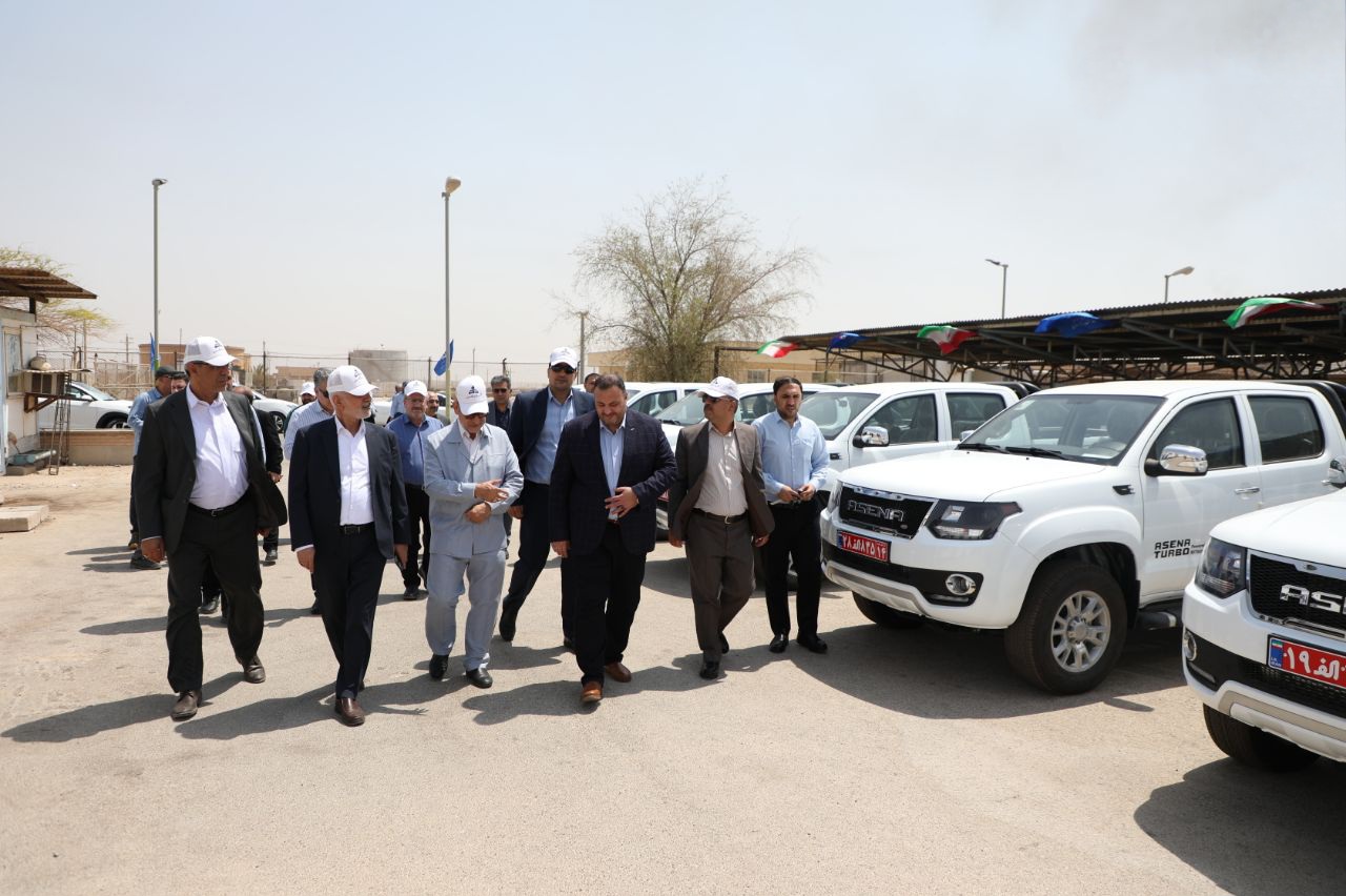 در هفته دولت؛ ۳۰ دستگاه خودروی ملكی شركت نفت و گاز اروندان به بهره‌برداری رسید