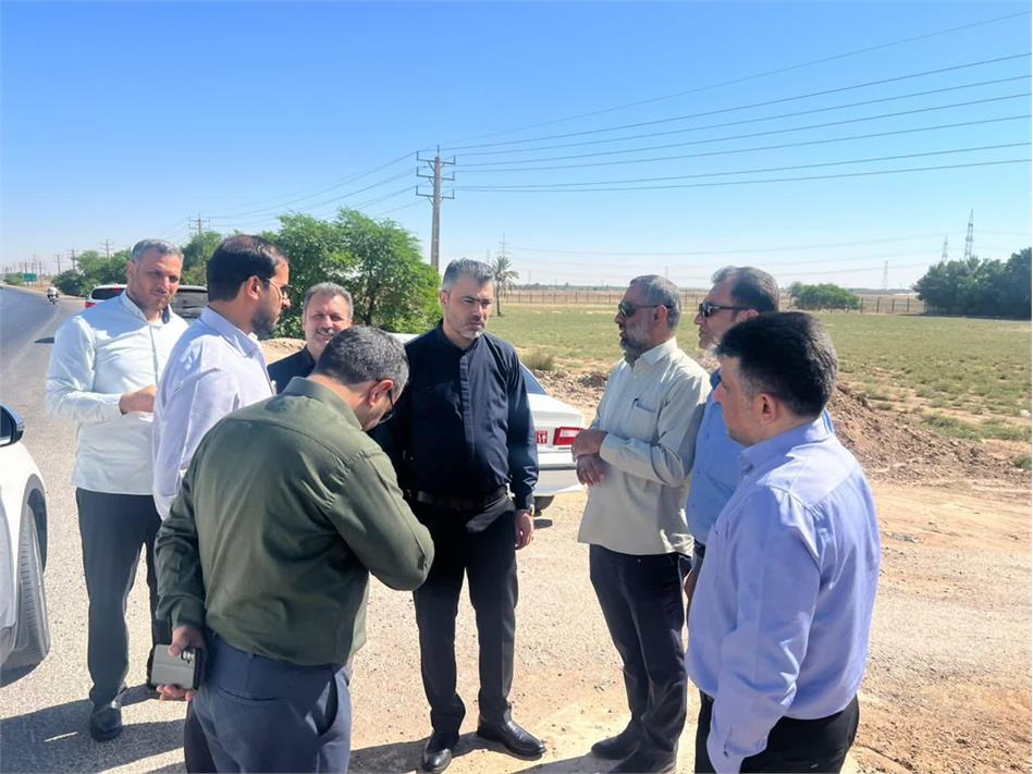 بازدید مدیرعامل شرکت آبفا اهواز از پروژه مقابله با تنش آبی در روستاهای ربیخه و سعید سلامات