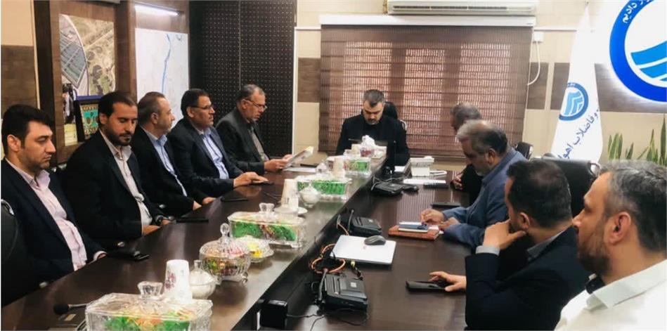 نشست نماینده مردم شریف اهواز، باوی، کارون و حمیدیه در مجلس شورای اسلامی با مدیرعامل شرکت آب و فاضلاب اهواز