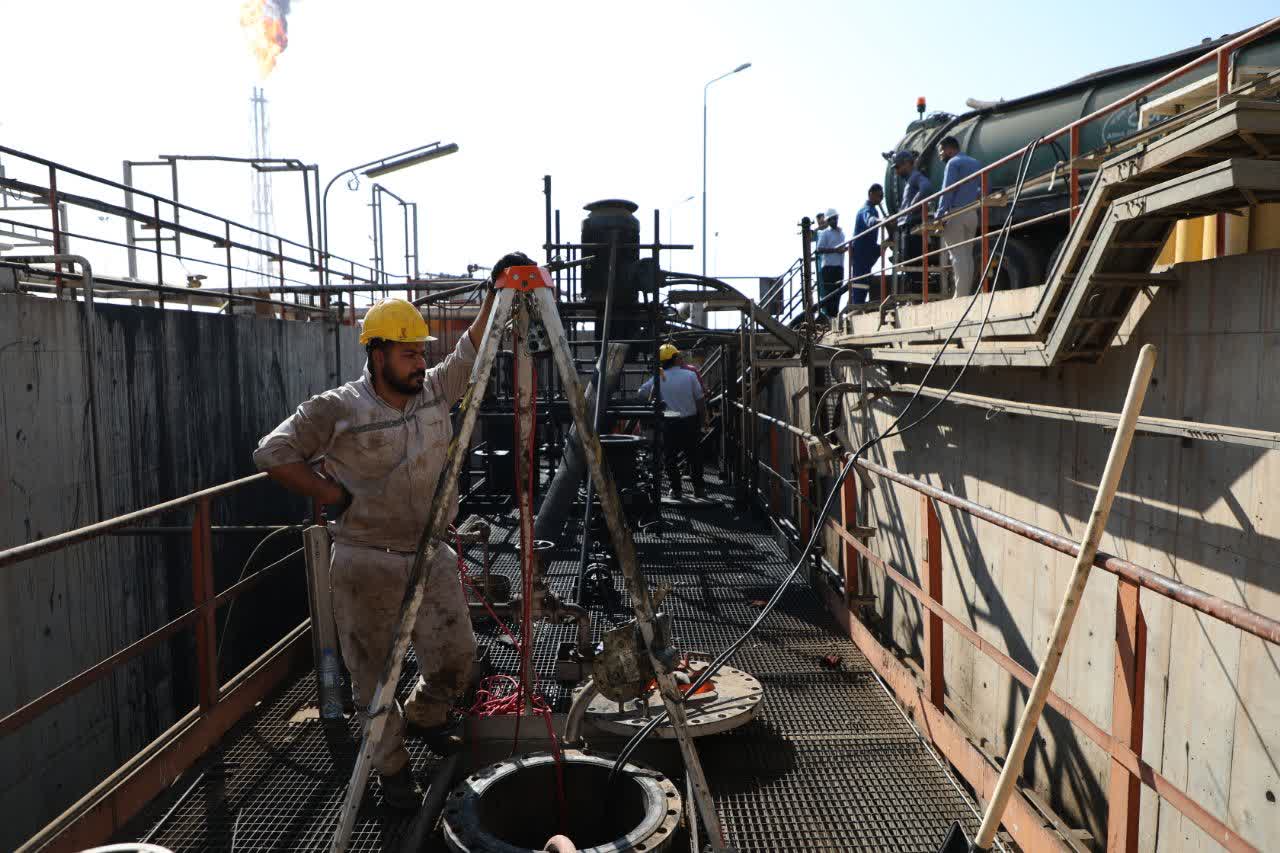 تعمیرات اساسی كلوز درین، در جهت تولید پایدار نفت در حال انجام است