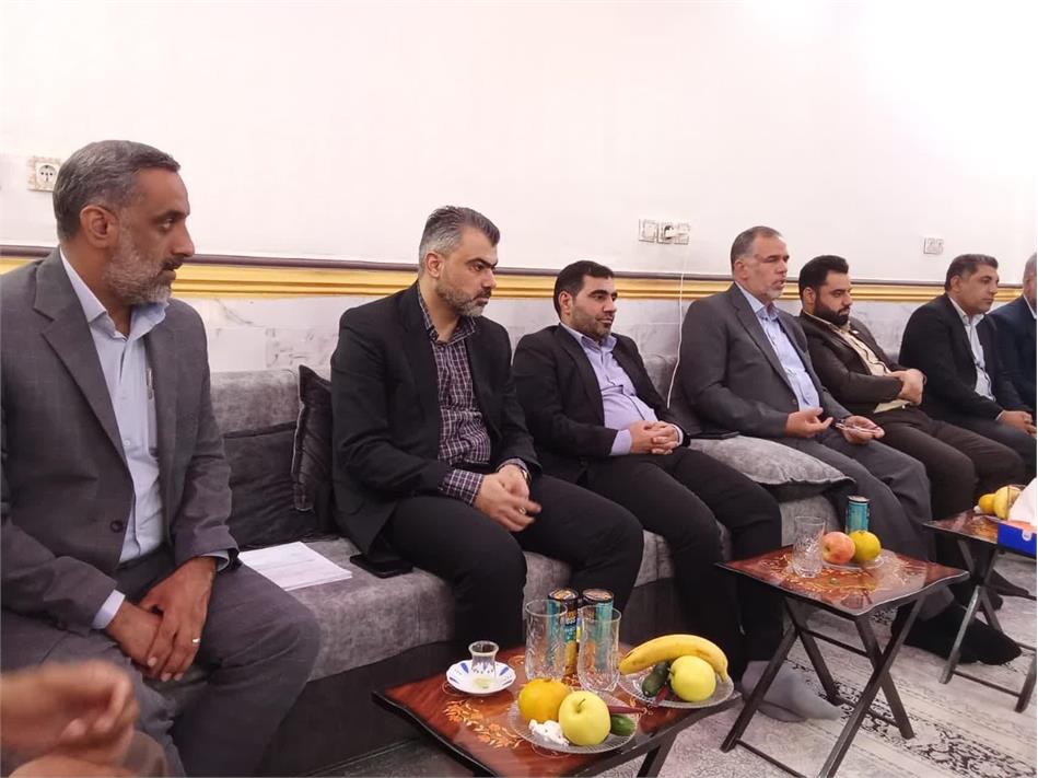 برگزاری جلسه بررسی وضعیت آبرسانی به روستاهای مسیر حلاف بخش مرکزی اهواز