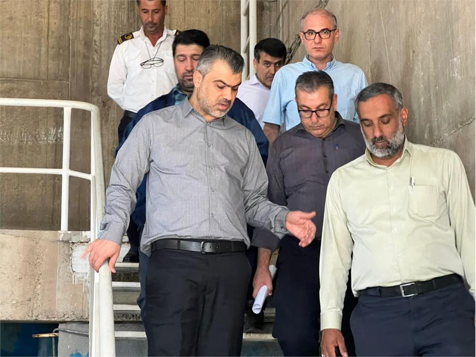 در راستای ارتقاء کمی و کیفی آب آشامیدنی اهواز مخزن ۵۰ هزار مترمکعبی منابع کارون در آستانه بهره‌برداری قرار گرفت